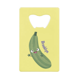 Cute zucchini happy cartoon illustration