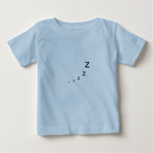 Cute Zzz Sleepy Baby T-Shirt - Minimalist Nap Time