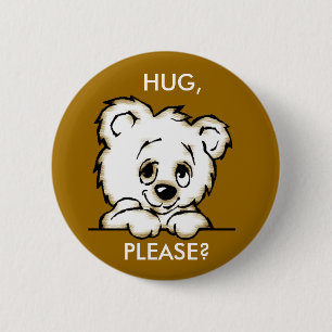 Cutebear Pin-On Button