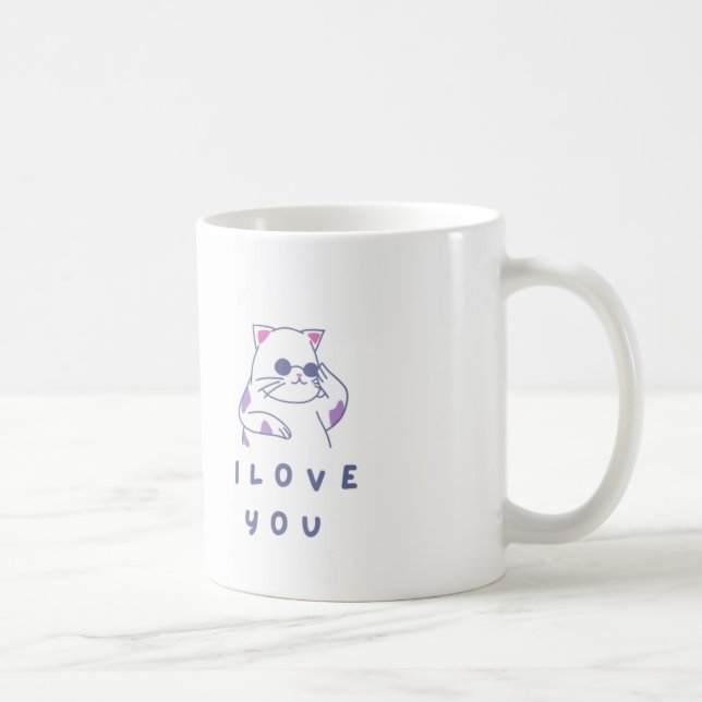 cutecat coffee mug (Right)