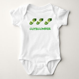 CUTECUMBER CUCUMBER BABY BODYSUIT