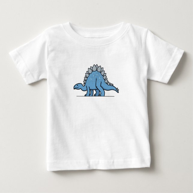 CuteForKids - Stegosaurus Baby T-Shirt (Front)