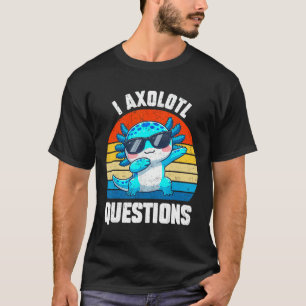 Cutei Axolotl Questions Kids Toddler Teens Boy Ani T-Shirt