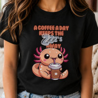 Cuteness Overload: Baby Axolotl Sipping Coffee