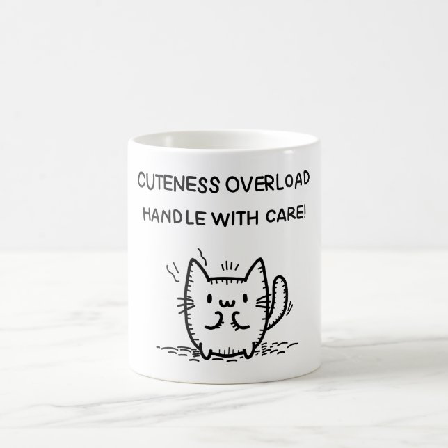 Cuteness Overload Coffee Mug (Center)