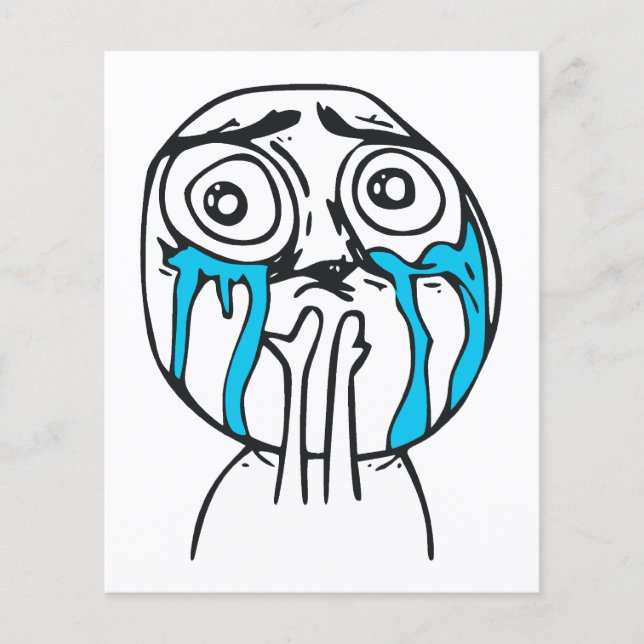 Cuteness Overload Cute Rage Face Meme (Front)