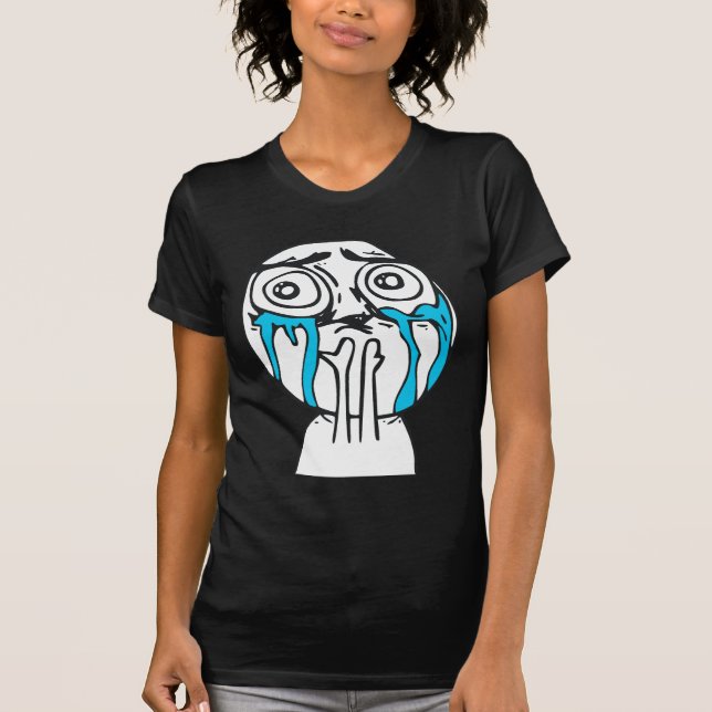 Cuteness Overload Cute Rage Face Meme T-Shirt (Front)