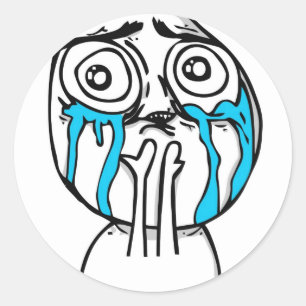 Cuteness Overload Meme Classic Round Sticker