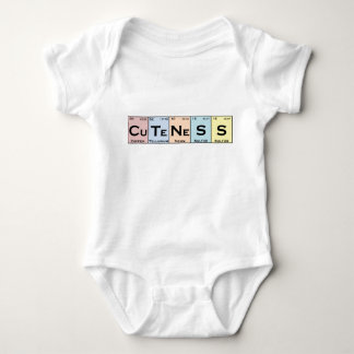 CuTeNeSS periodic elements baby romper Bodysuit