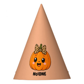 CuteOrange Little Pumpkin Halloween Customise Name Party Hat