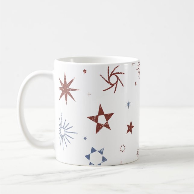 cuter stars coffee mug (Left)