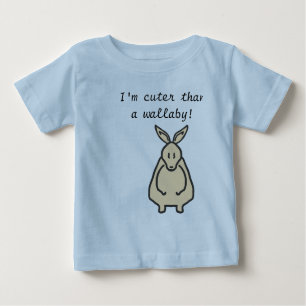 Cuter than a wallaby design baby T-Shirt