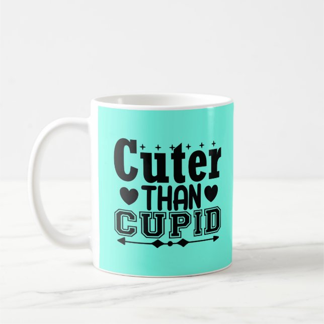 Cuter Than Cupid Coffee Mug (Left)