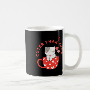 Cuter Than Cupid Kawaii Cat In Mug Fur Mom Kitten