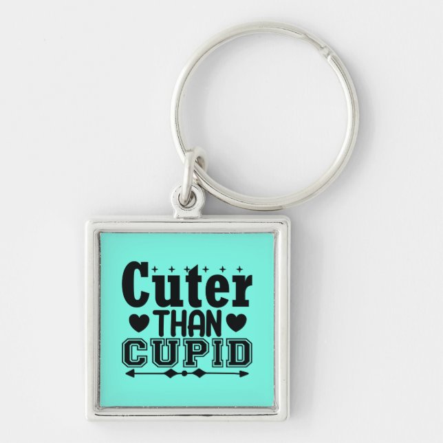 Cuter Than Cupid Key Ring (Front)