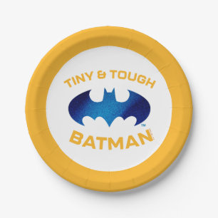 Cuter Than Cute Tiny & Tough Batman Paper Plate