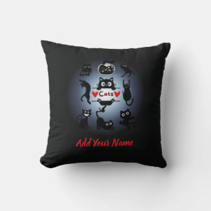 Cutes Cats Throw Pillow