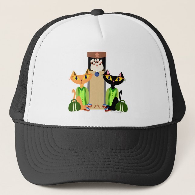 Cutest Alley Cats Trucker Hat (Front)