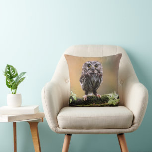 Cutest Baby Animals   A Baby Owl Cushion