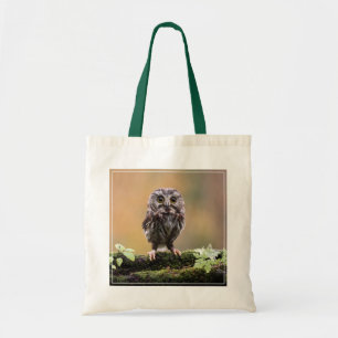 Cutest Baby Animals   A Baby Owl Tote Bag