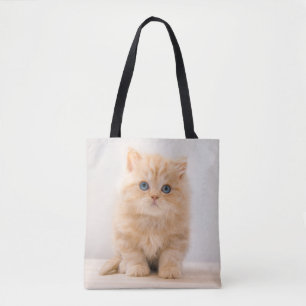 Cutest Baby Animals A British Longhair Kitten Tote Bag