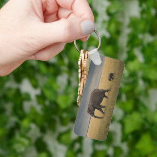 Cutest Baby Animals   African Elephant Family Key Ring