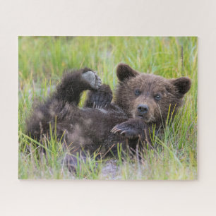 Cutest Baby Animals   Baby Brown Bear Cub Jigsaw Puzzle