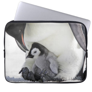 Cutest Baby Animals   Baby Emperor Penguin Laptop Sleeve