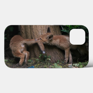 Cutest Baby Animals Baby Foxes Playing iPhone 13 Case