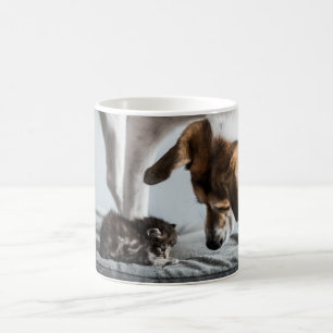 Cutest Baby Animals Baby Kitten & Dog Coffee Mug