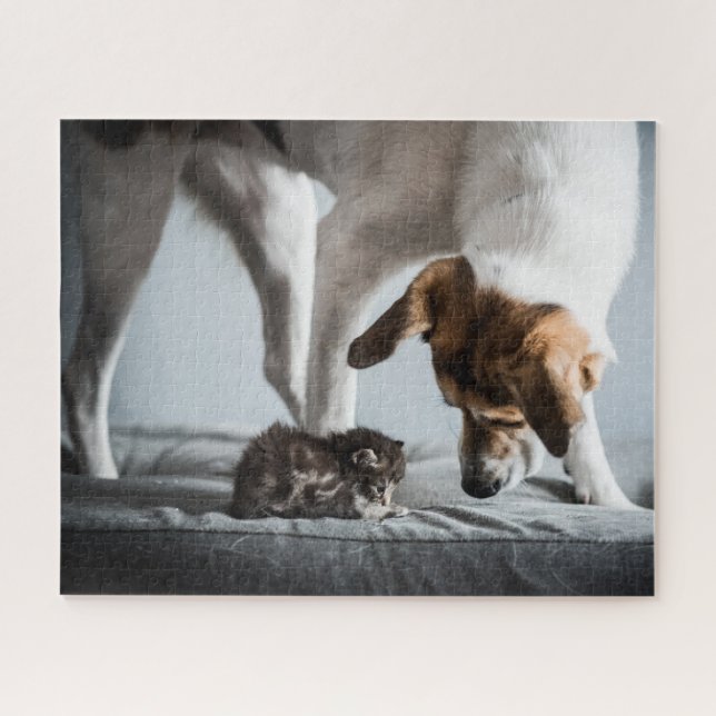 Cutest Baby Animals | Baby Kitten & Dog Jigsaw Puzzle (Horizontal)