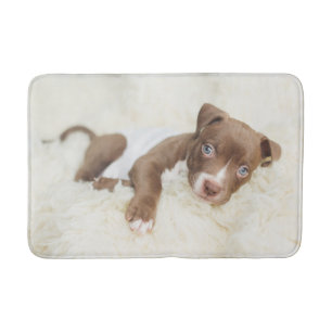 Cutest Baby Animals Baby Pit Bull Puppy Bath Mat