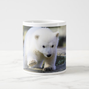 Cutest Baby Animals Baby Polar Bear Cub Large Coffee Mug