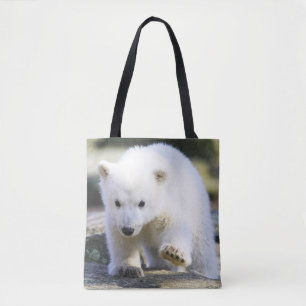 Cutest Baby Animals Baby Polar Bear Tote Bag