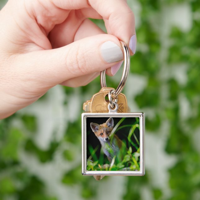 Cutest Baby Animals | Baby Red Fox Key Ring (Hand)