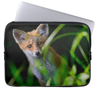 Cutest Baby Animals Baby Red Fox Laptop Sleeve