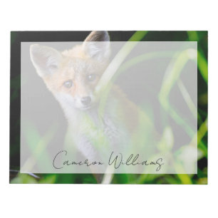 Cutest Baby Animals   Baby Red Fox Notepad