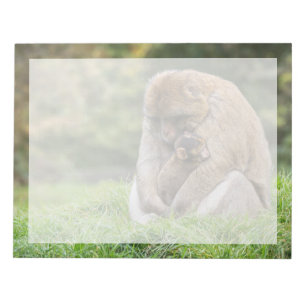 Cutest Baby Animals Barbary Macaque Family Notepad
