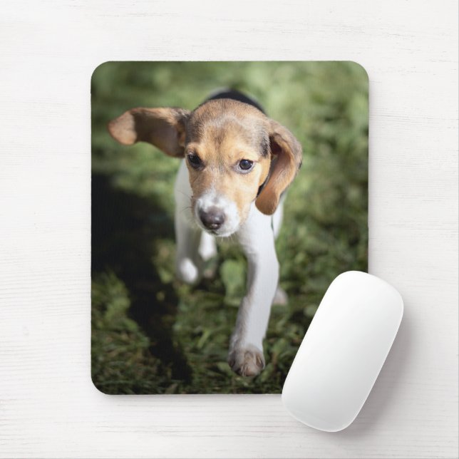 Cutest Baby Animals | Beagle Puppy Mouse Pad (With Mouse)
