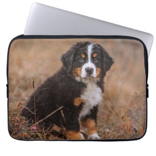 Cutest Baby Animals   Bernese Mountain Dog Laptop Sleeve