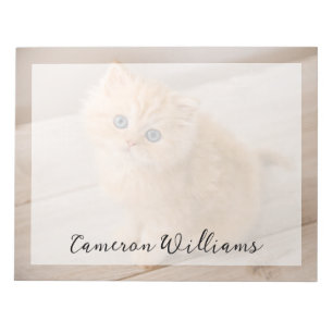 Cutest Baby Animals British Longhair Kitten Notepad