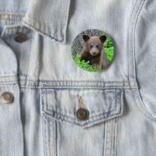 Cutest Baby Animals Brown Bear Cub 6 Cm Round Badge