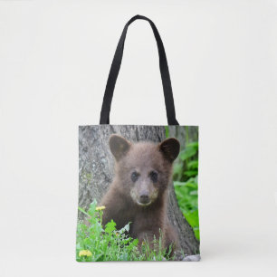 Cutest Baby Animals Brown Bear Cub Tote Bag