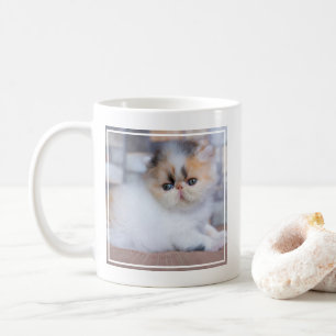 Cutest Baby Animals Calico Persian Kitten Coffee Mug