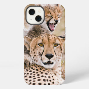Cutest Baby Animals Cheetah Cat & Cub iPhone 13 Case