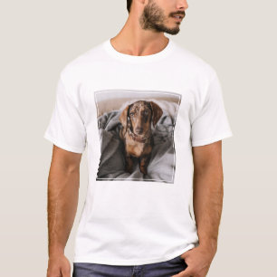Cutest Baby Animals Chocolate Dapple Dachshund T-Shirt