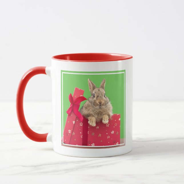 Cutest Baby Animals | Christmas Holiday Bunny Mug (Left)