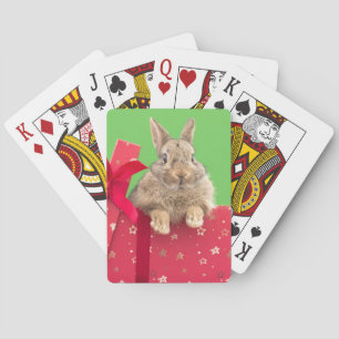 Cutest Baby Animals   Christmas Holiday Bunny Playing Cards