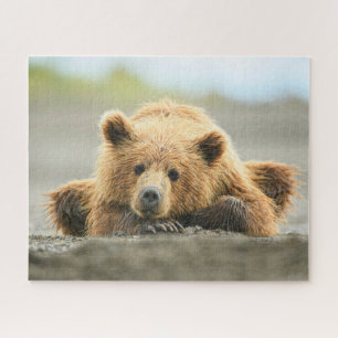 Cutest Baby Animals   Coastal Brown Bear Cub Jigsaw Puzzle