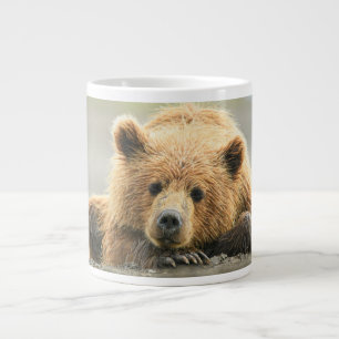 Cutest Baby Animals   Coastal Brown Bear Cub Large Coffee Mug